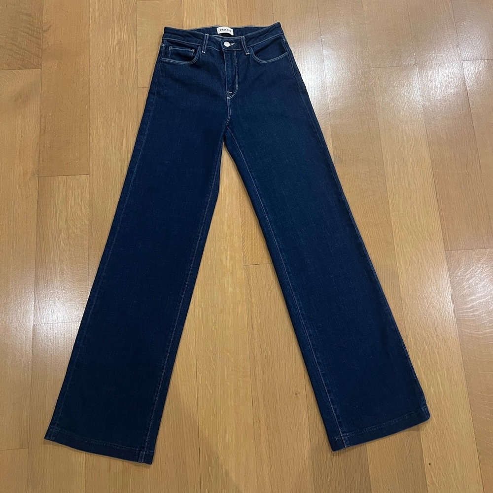 L'AGENCE Dark Blue Flare Jeans